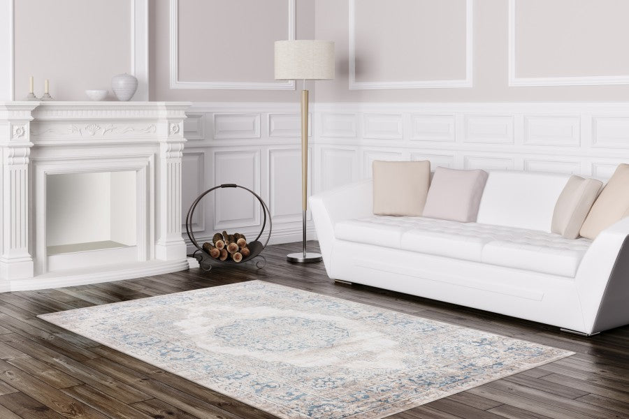 blue transitional carpet